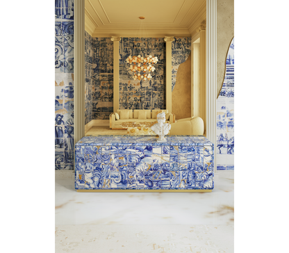 Handcrafted Tile Sideboard