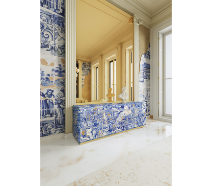 Handcrafted Tile Sideboard