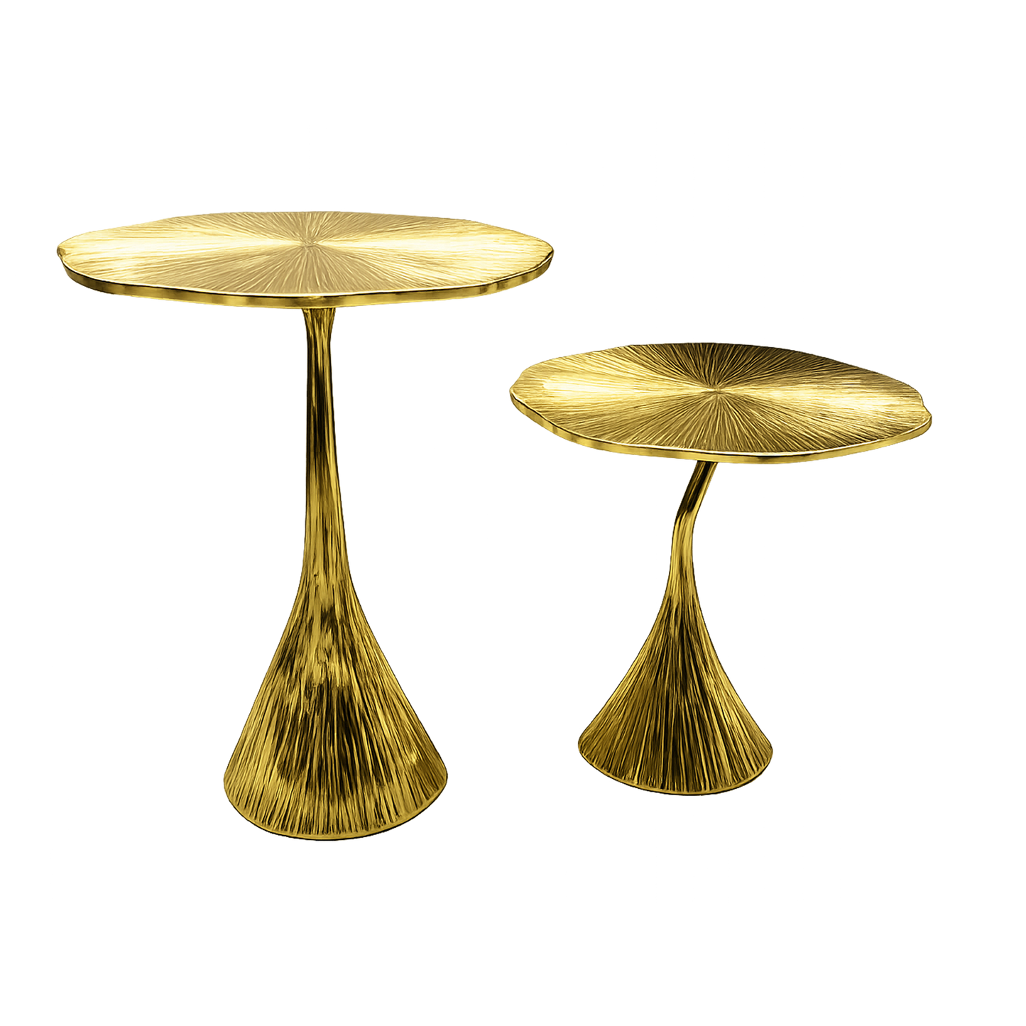 Designer Brass Gold Corner Table