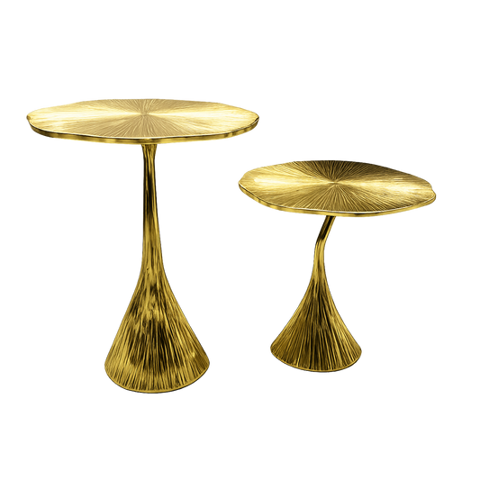 Designer Brass Gold Corner Table