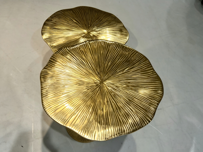 Designer Brass Gold Corner Table