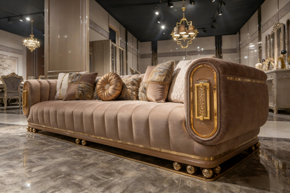 Italian Comfort Luxury Tufted Sofa