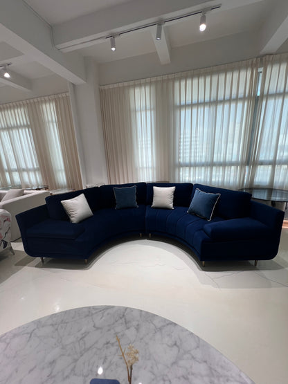 Handmade Luxury Velvet Sectional Sofa