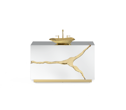 Handmade Lapiaz Single Washbasin