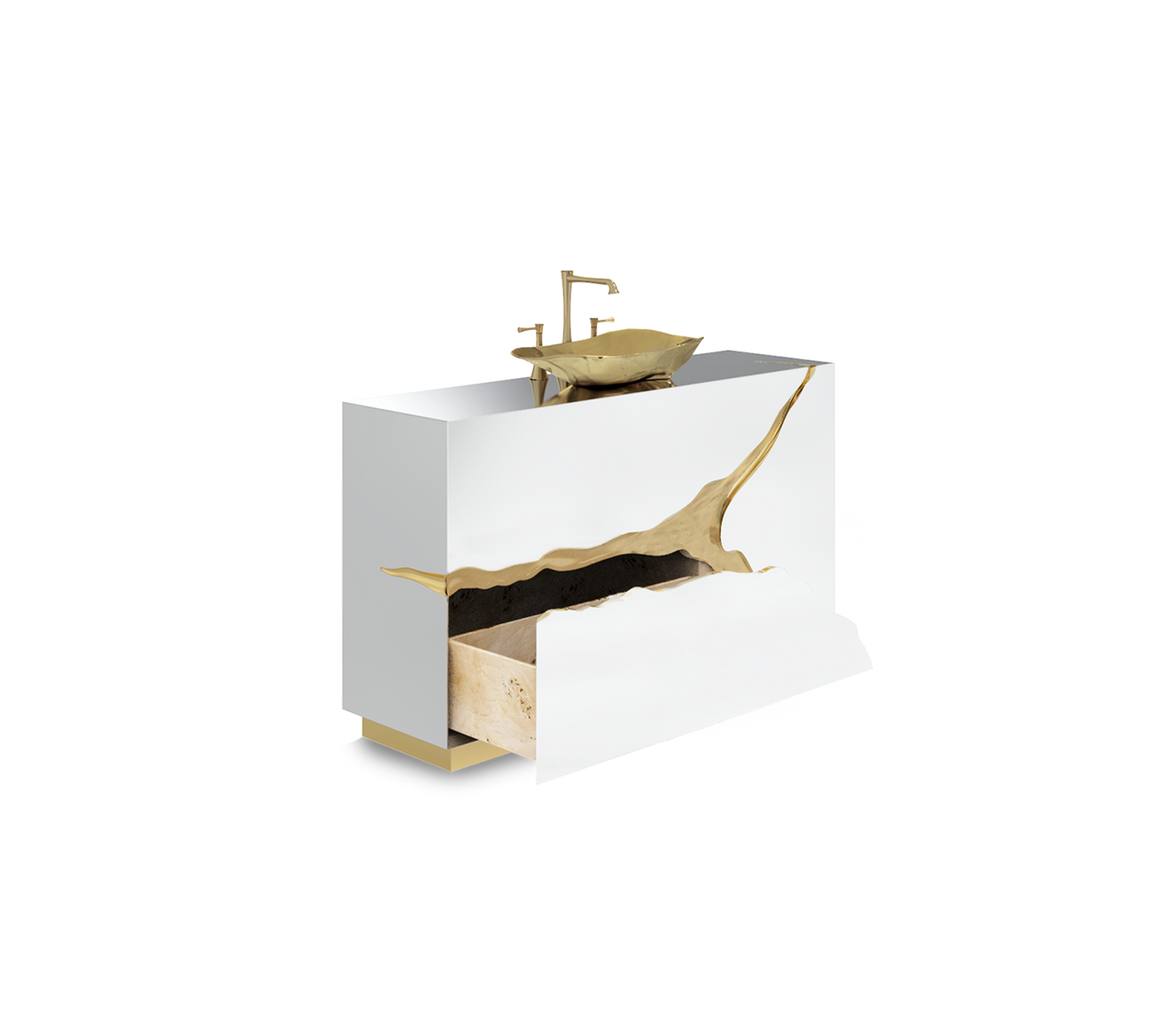 Handmade Lapiaz Single Washbasin
