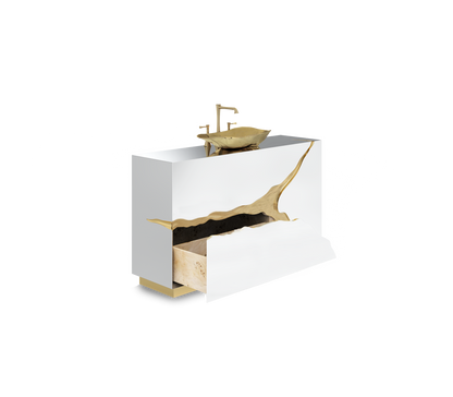 Handmade Lapiaz Single Washbasin