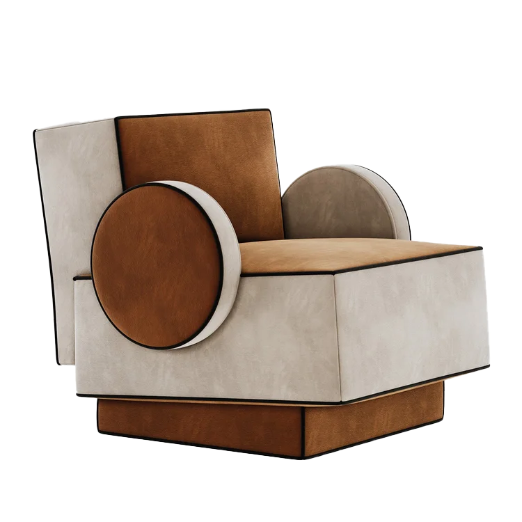 Italian Luxury Rondo Amrchair