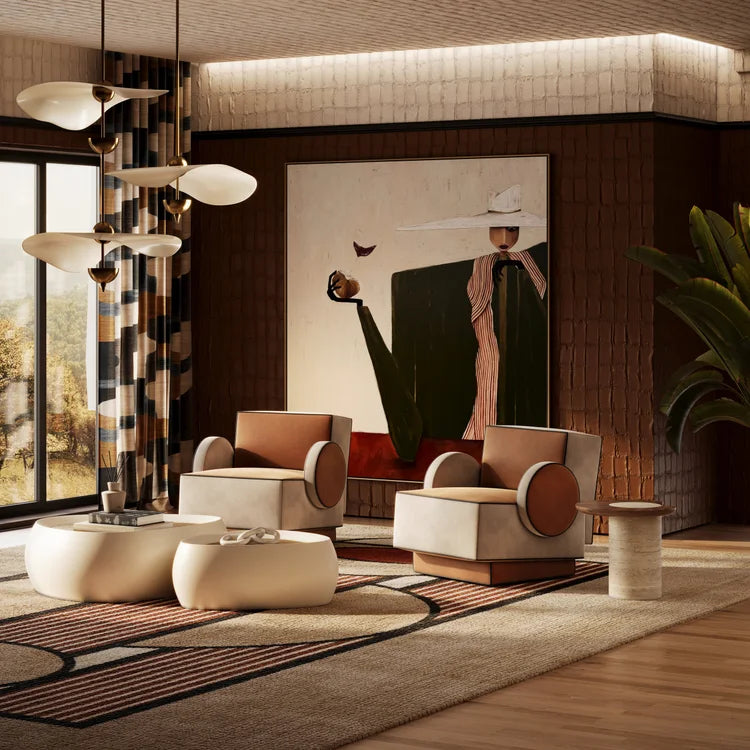 Italian Luxury Rondo Amrchair