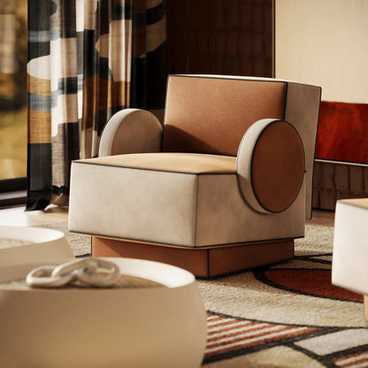 Italian Luxury Rondo Amrchair