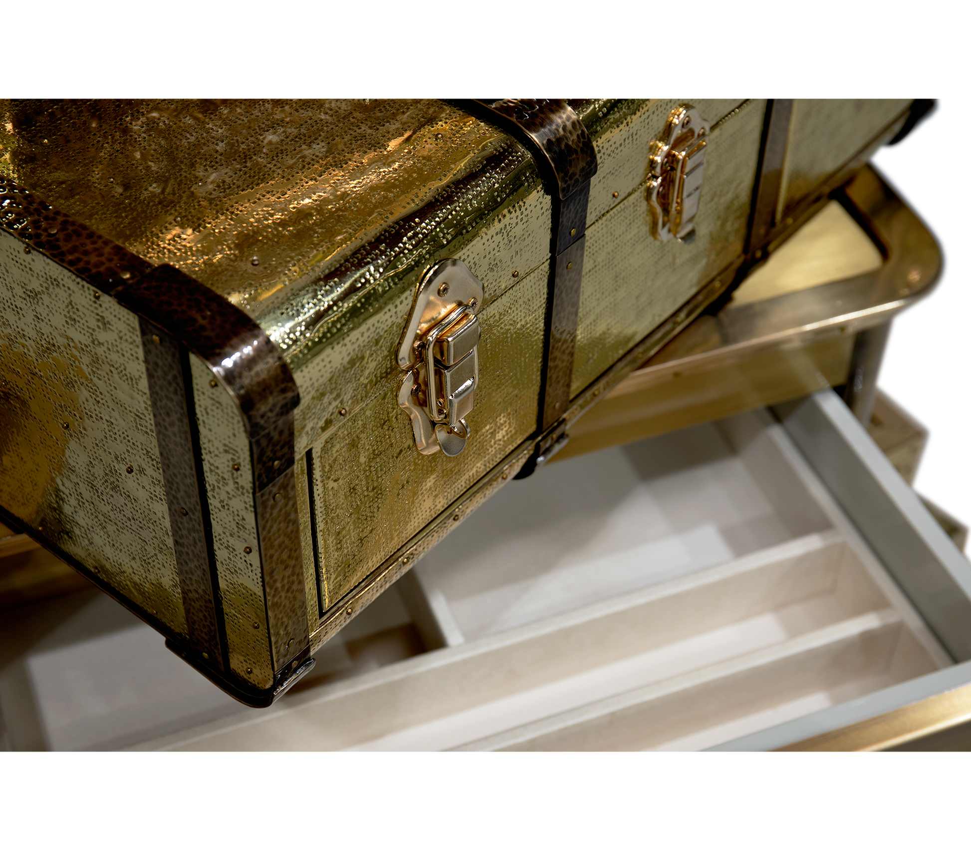 Handmade Bohème Gold Safe