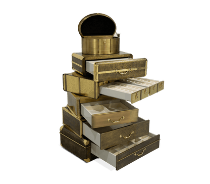 Handmade Bohème Gold Safe