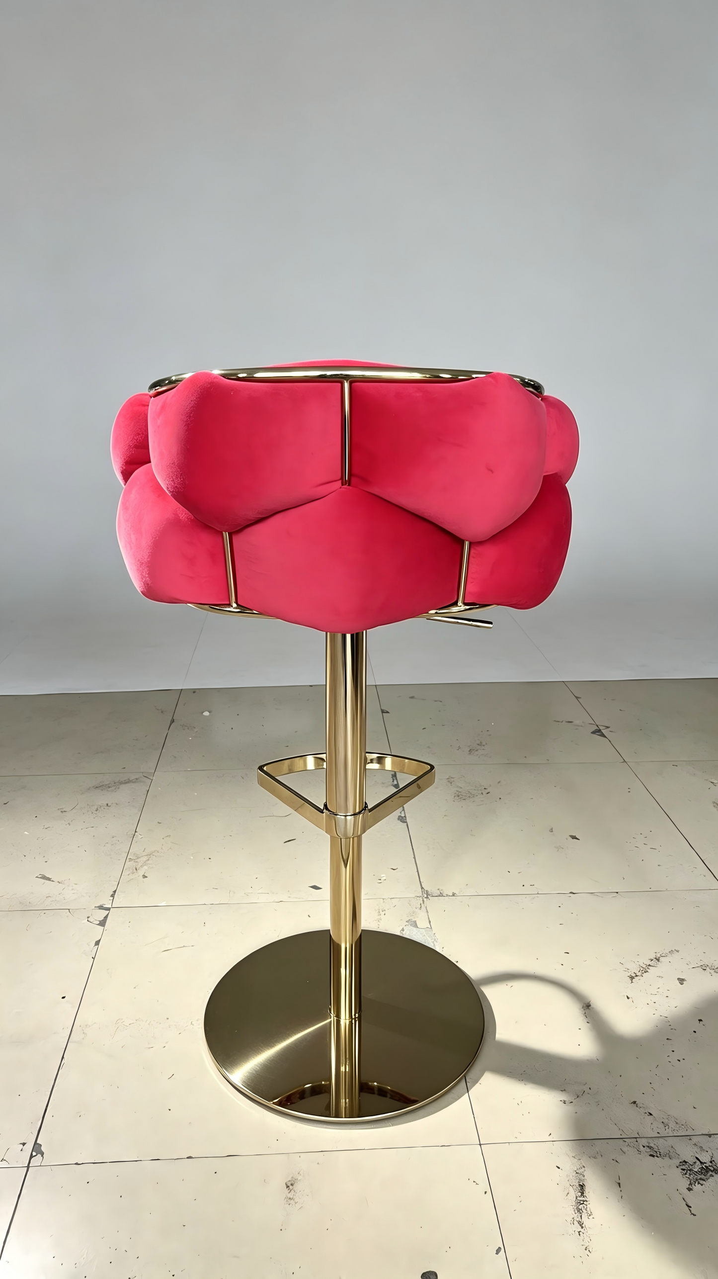 Height Adjustable Vintage Bar Stool