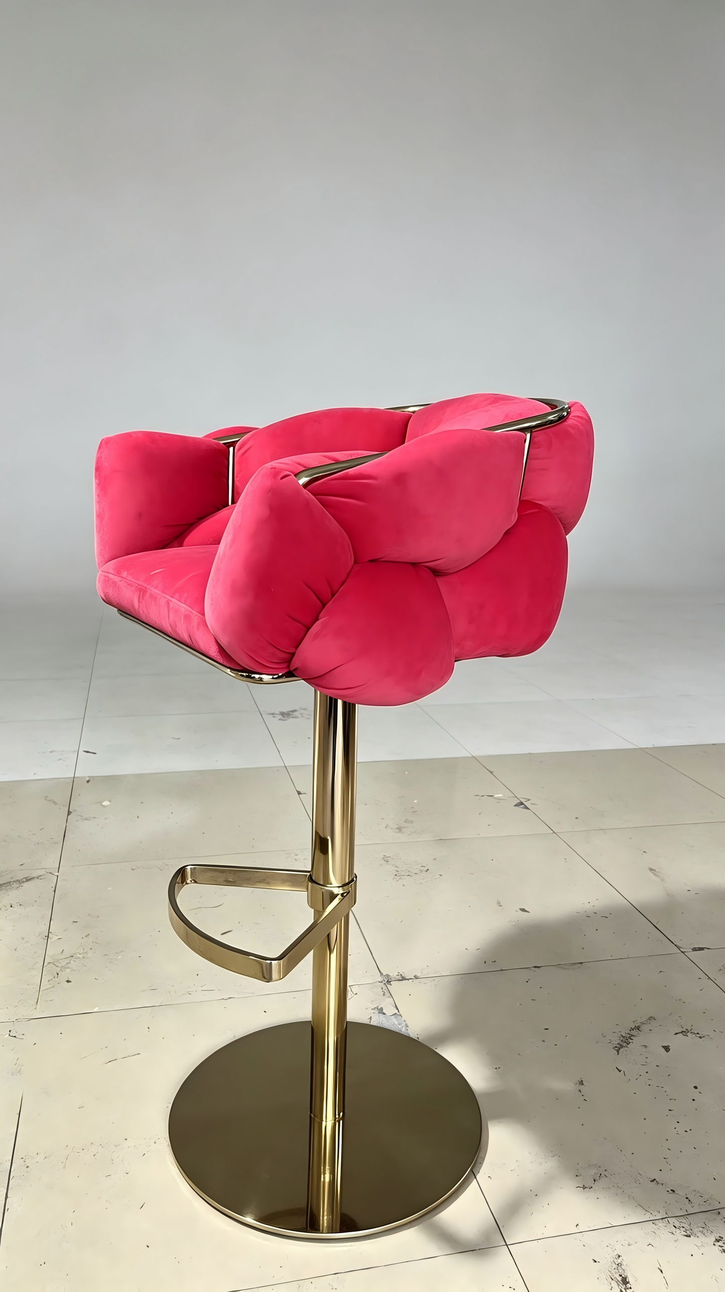 Height Adjustable Vintage Bar Stool
