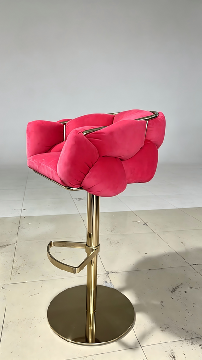 Height Adjustable Vintage Bar Stool