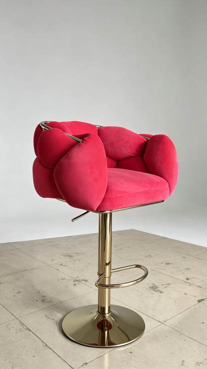 Height Adjustable Vintage Bar Stool