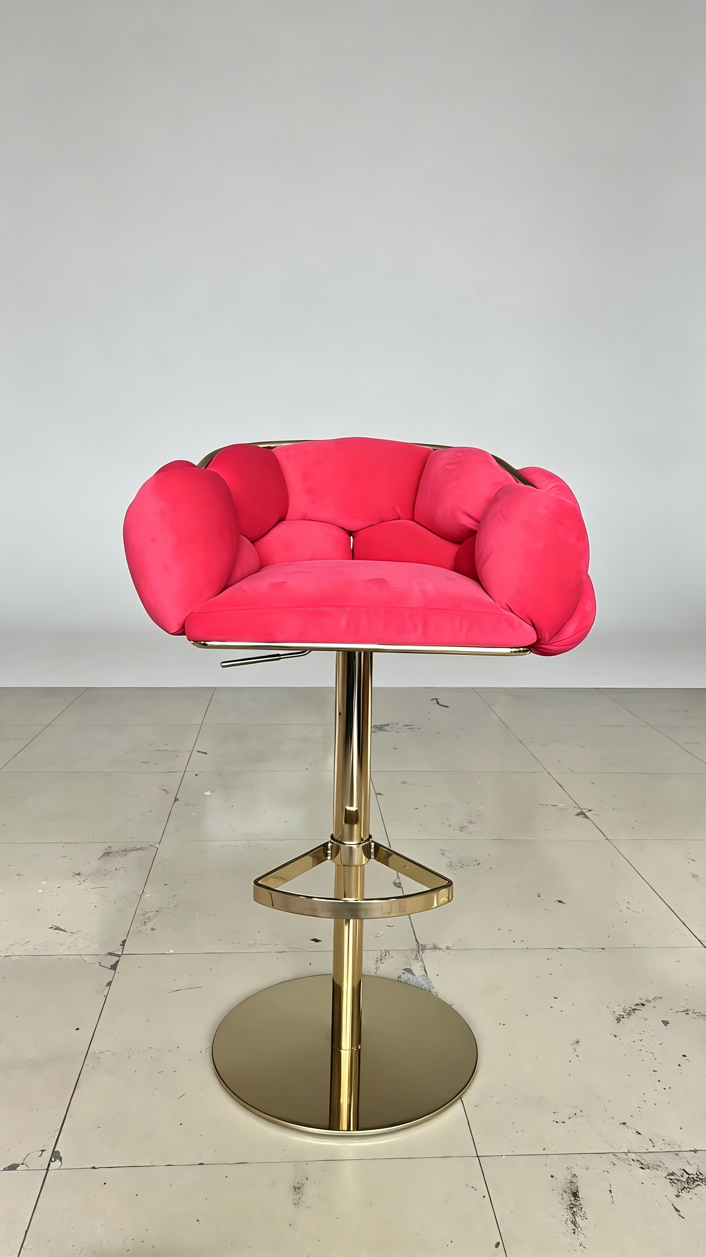 Height Adjustable Vintage Bar Stool