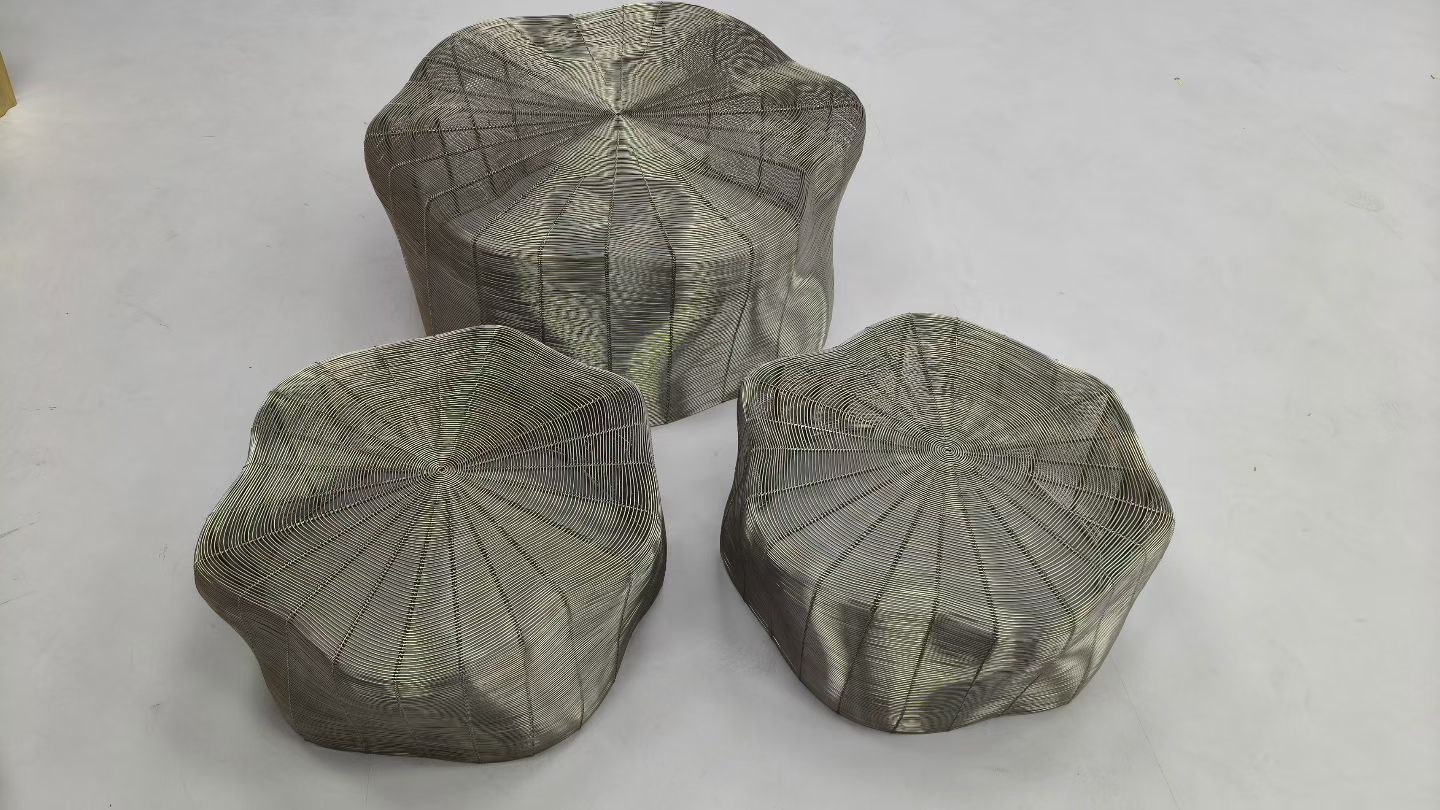 Iron Tree SS Coffee Table Set