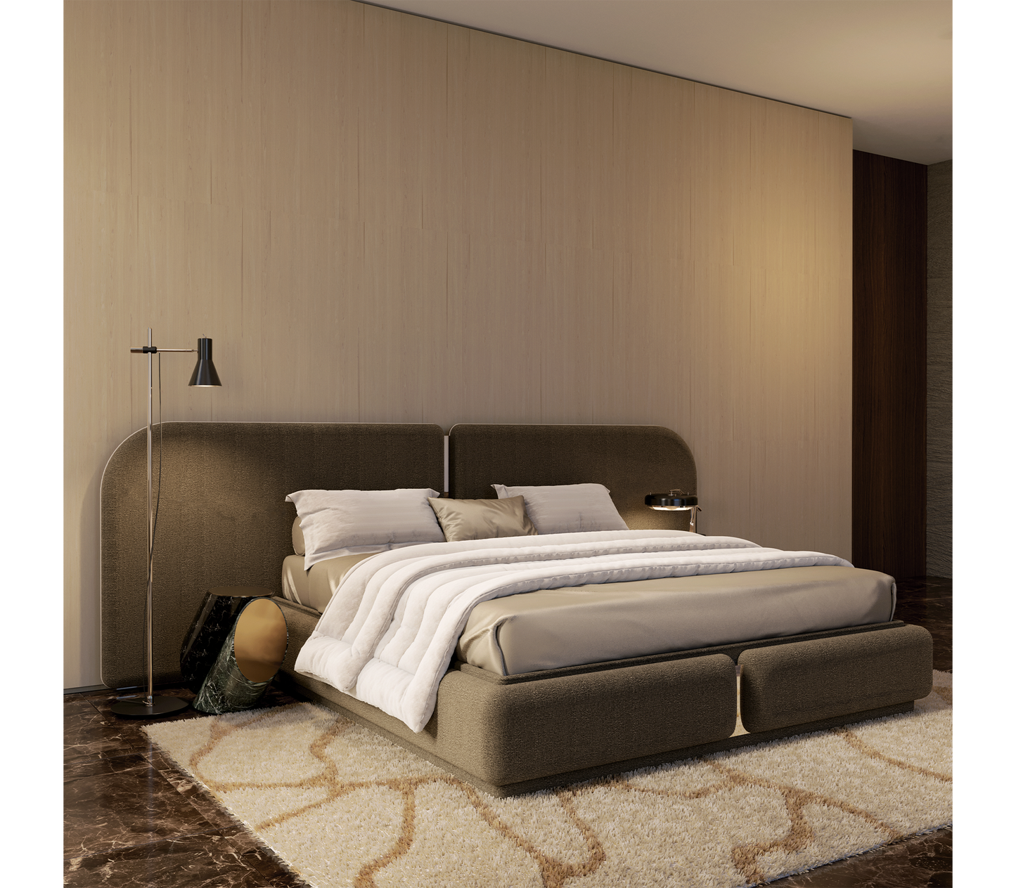 Isadora Bed – Italian Light Luxury