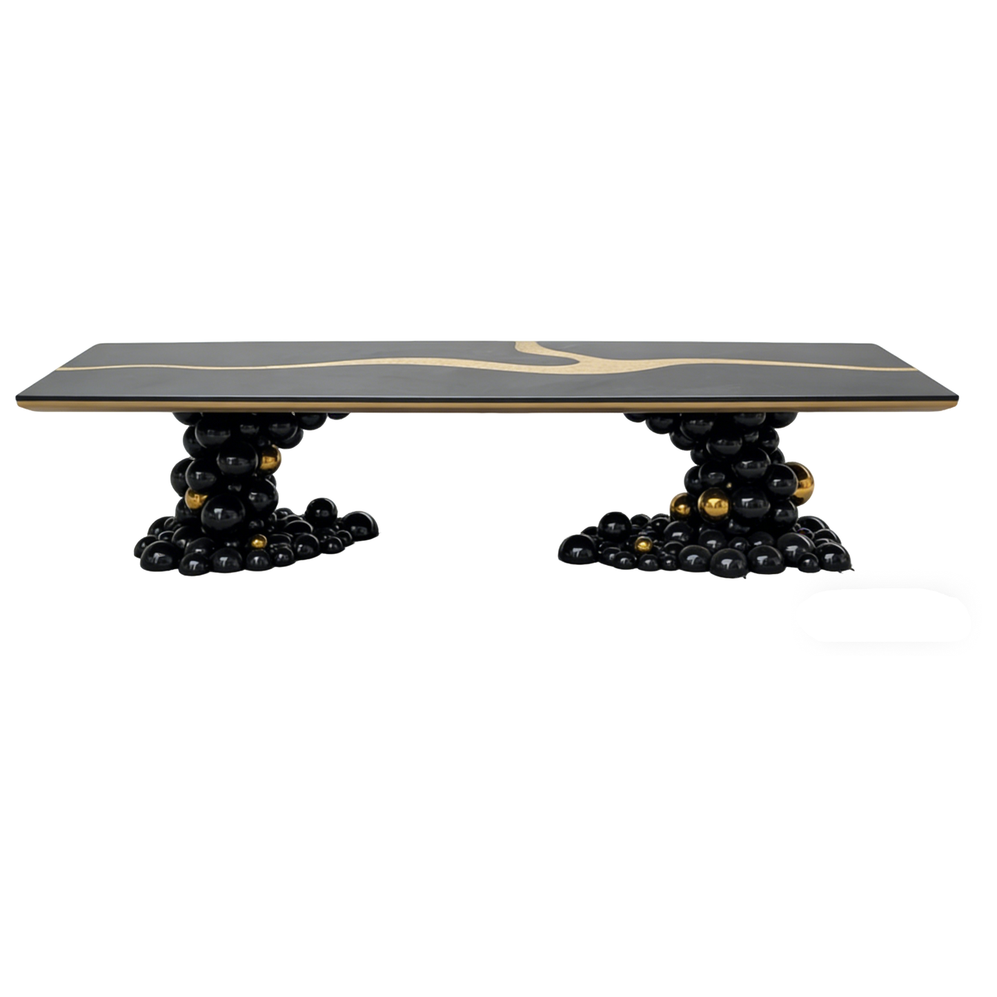 Italian Style Curved River Dining Table