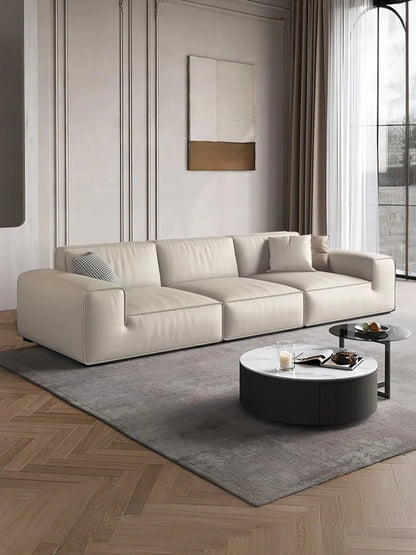 Italian Bull Leather Sofa