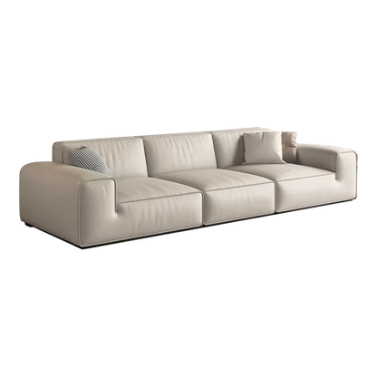 Italian Bull Leather Sofa