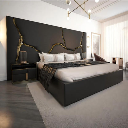 Italian Luxury Curved River Bed