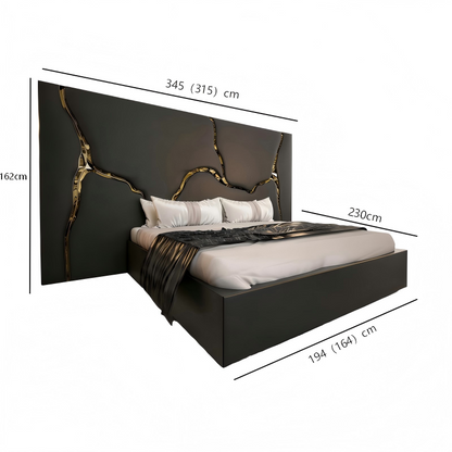 Italian Luxury Curved River Bed