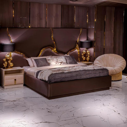 Italian Luxury Curved River Bed