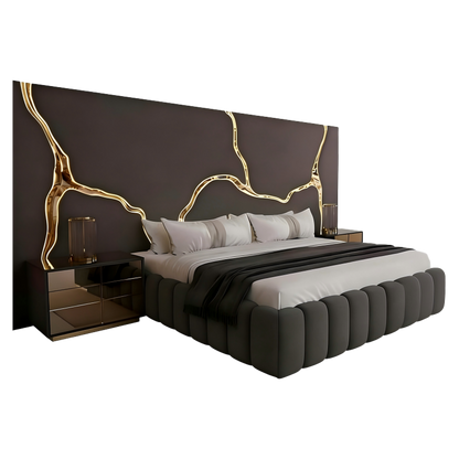 Italian Luxury Curved River Bed