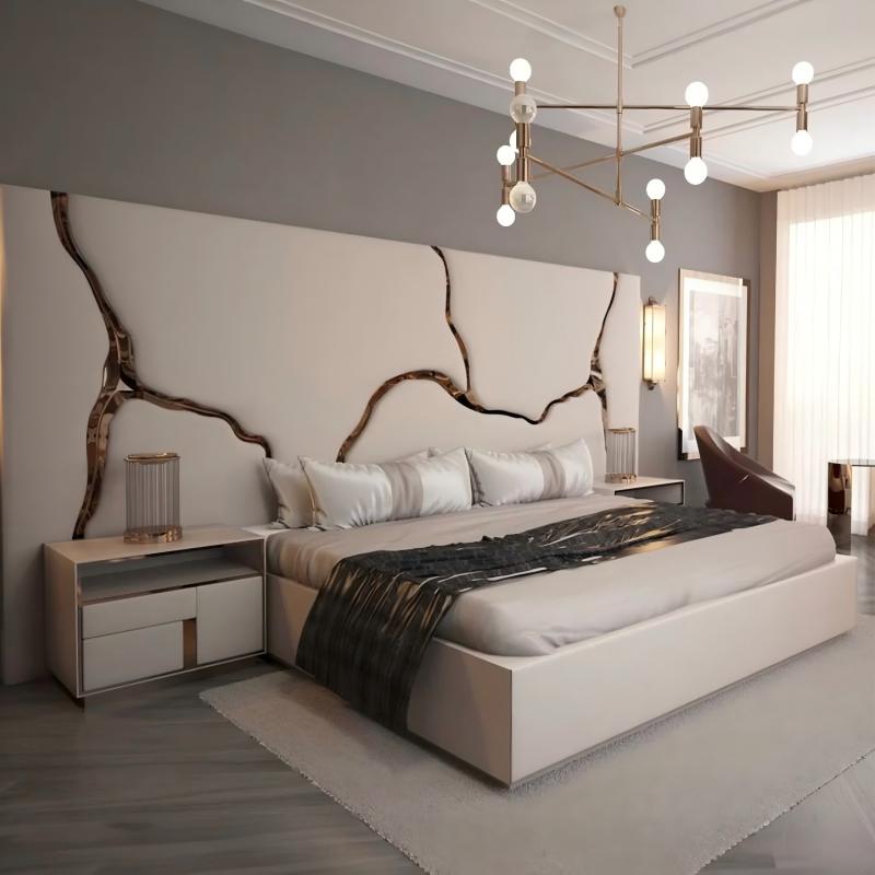 Italian Luxury Curved River Bed