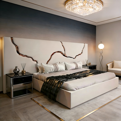 Italian Luxury Curved River Bed