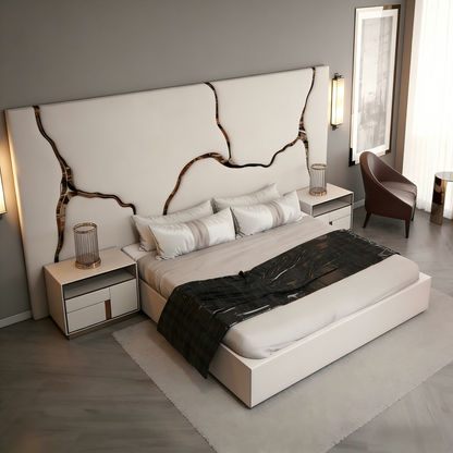 Italian Luxury Curved River Bed