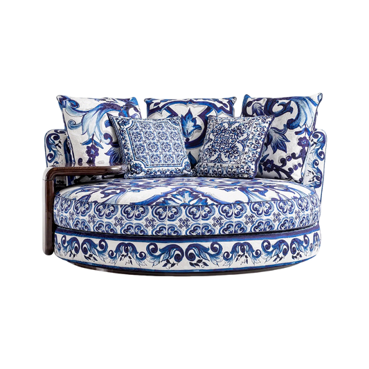 Italian Gabba Artistic Stylish Round Sofa