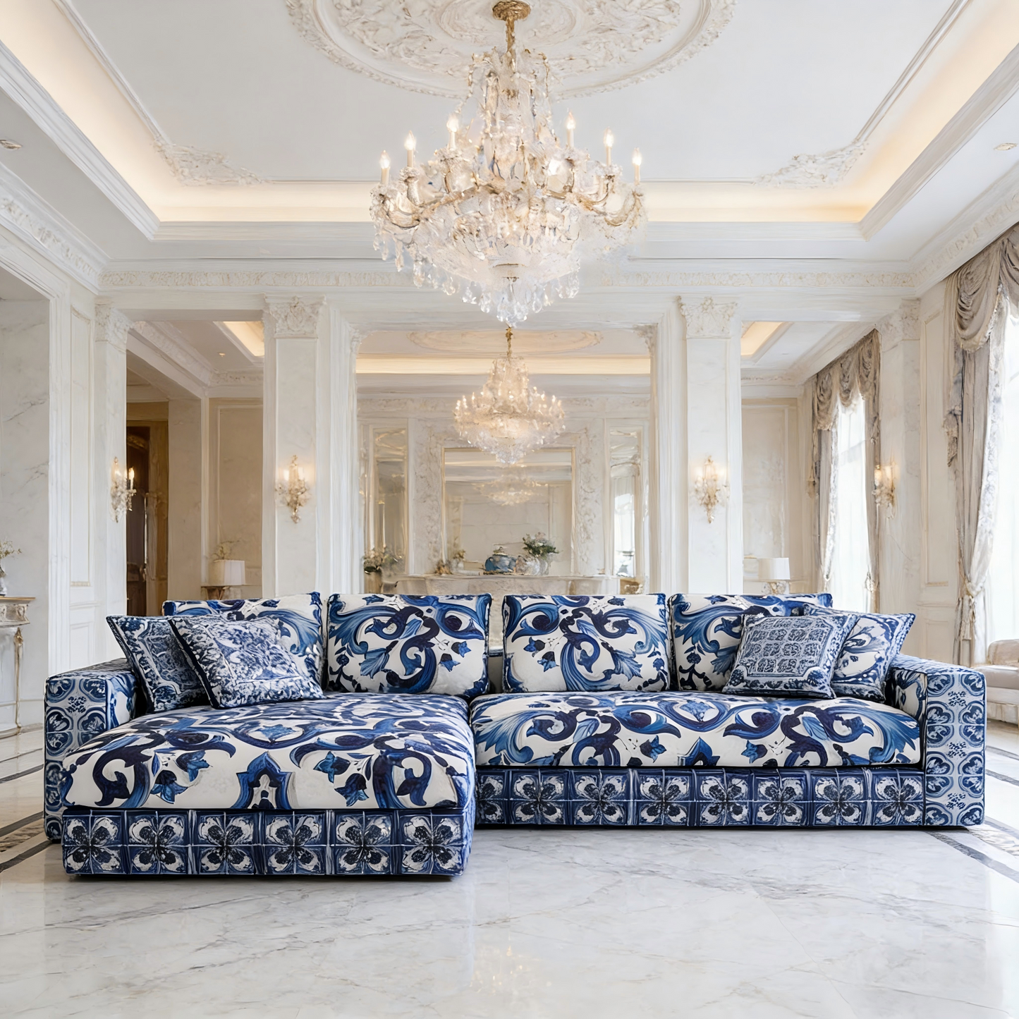 Italian Gabba Artistic Stylish Sofa