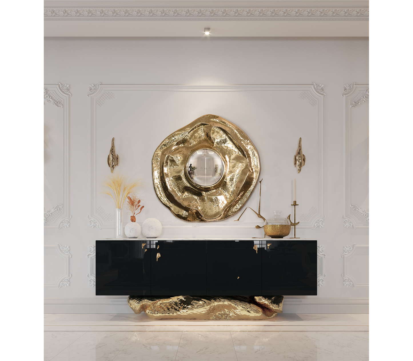 Italian Light Luxury Handmade Angra Mirror