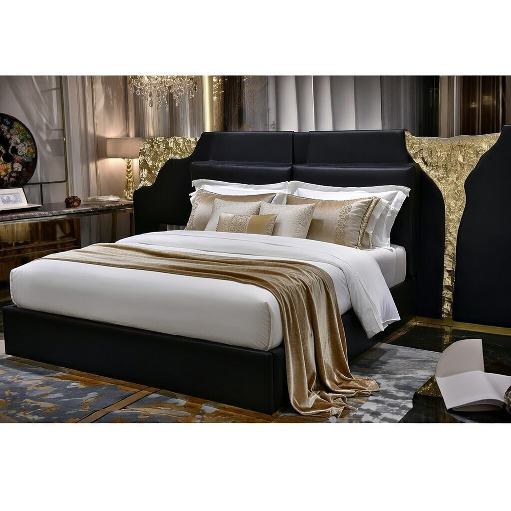 Italian Luxury Lapiaz Brass Bed