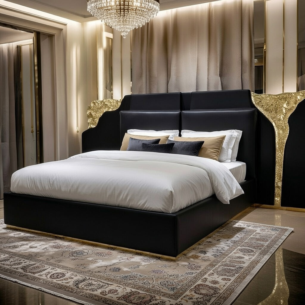 Italian Luxury Lapiaz Brass Bed