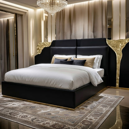 Italian Luxury Lapiaz Brass Bed