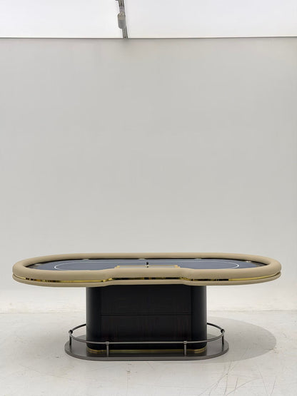 Italian Luxury Oval Poker Table