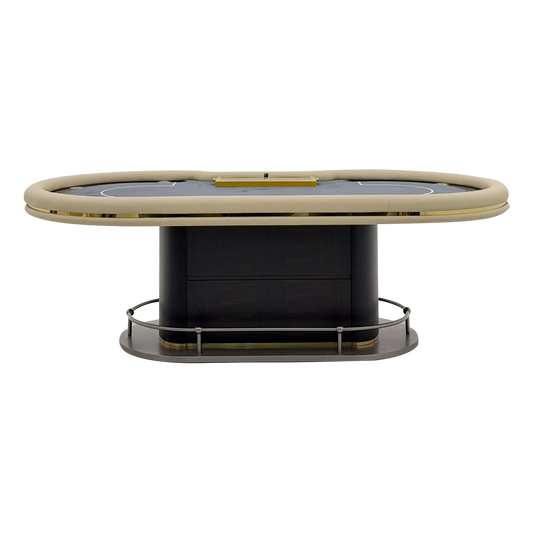 Italian Luxury Oval Poker Table