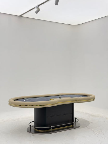 Italian Luxury Oval Poker Table