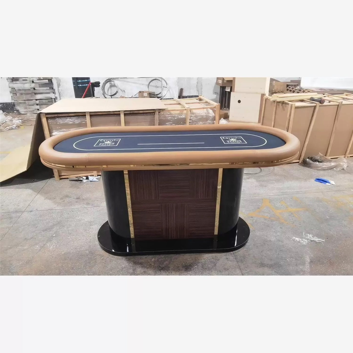 Italian Luxury Oval Poker Table
