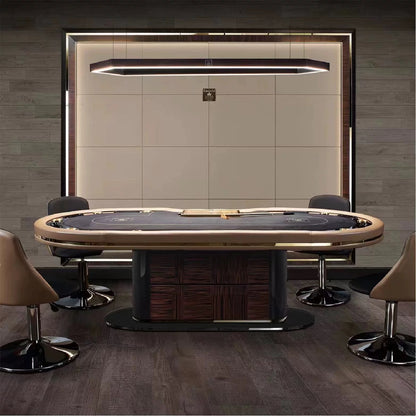 Italian Luxury Oval Poker Table