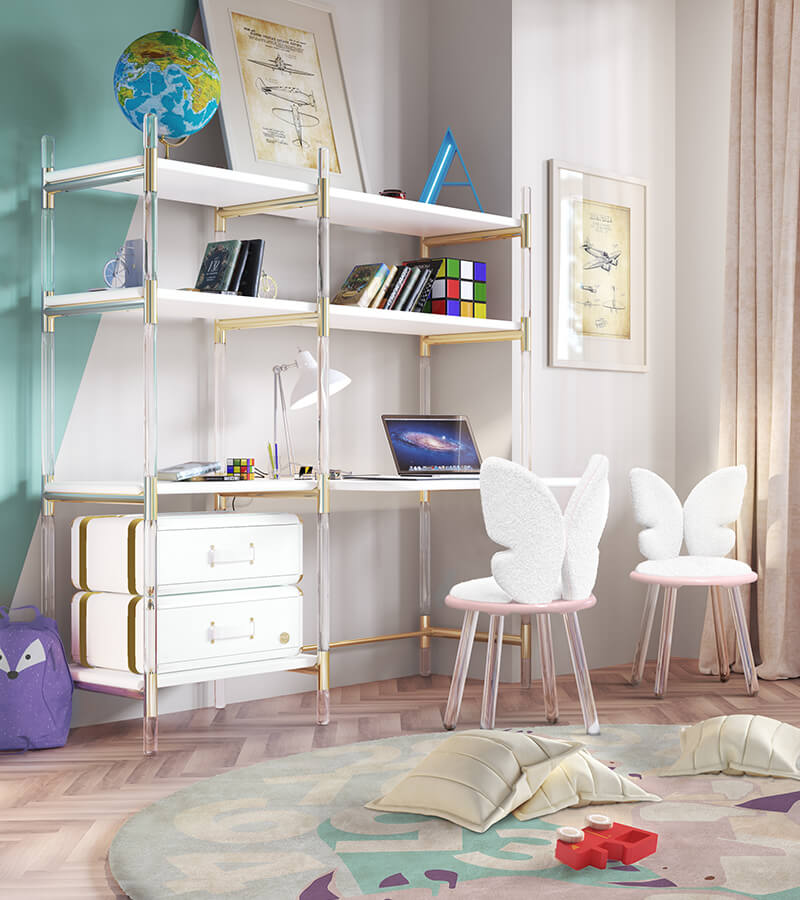 Italian Luxury Puzzled Bookshelf