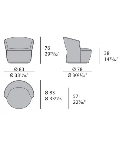 Italian Luxury Turri Armchair