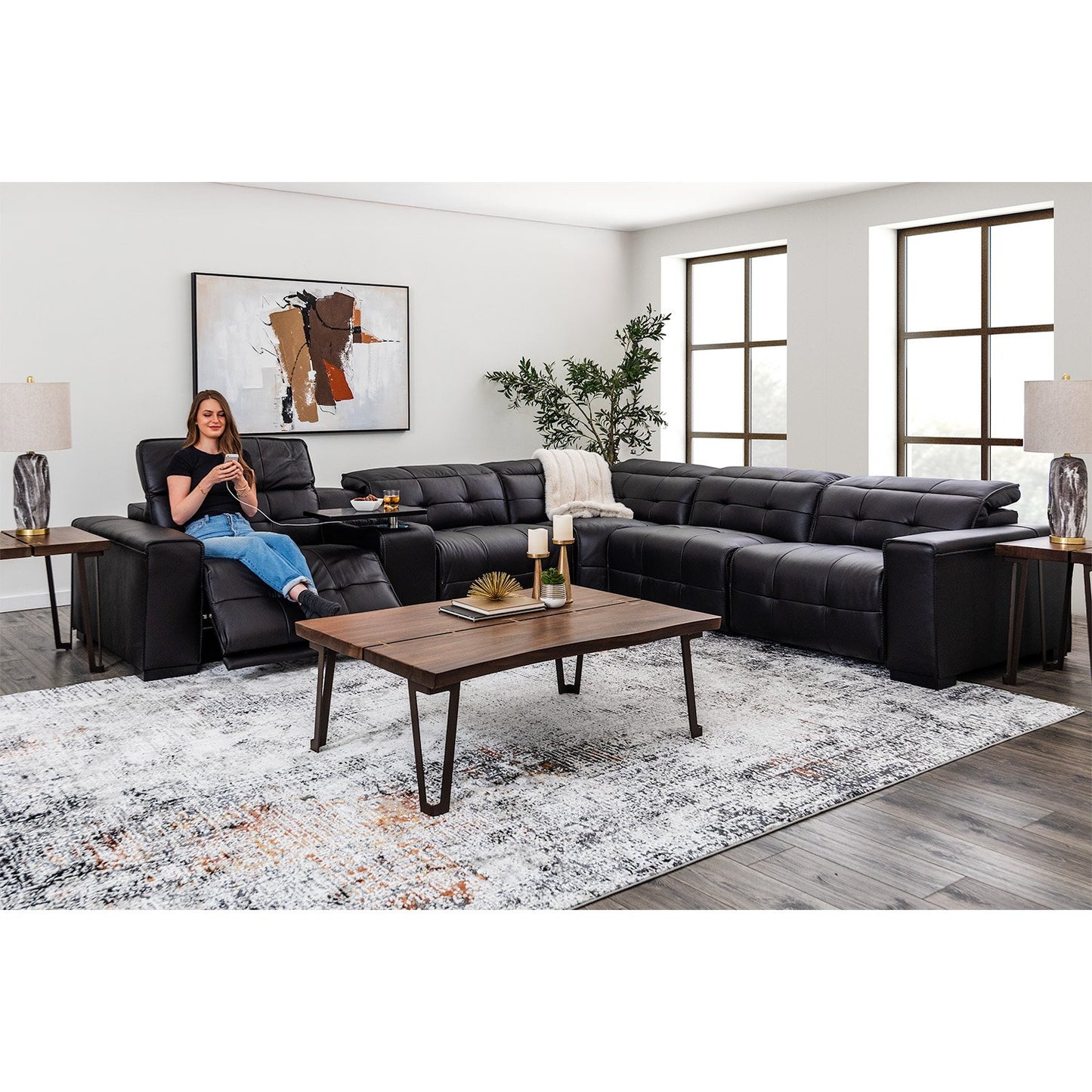 Italian Luxury Vugo Leather Sofa