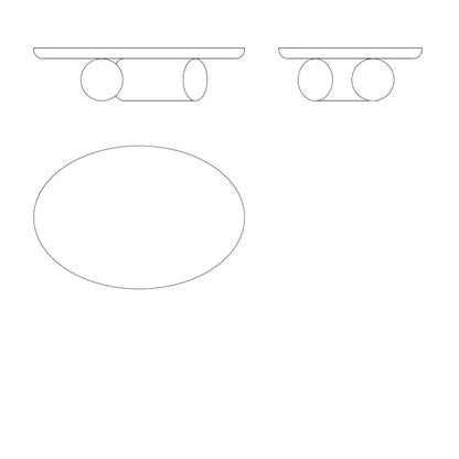 Italian Stylish Ravel Coffee Table