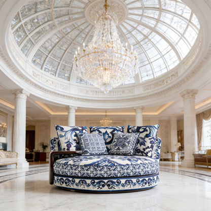 Italian Gabba Artistic Stylish Round Sofa