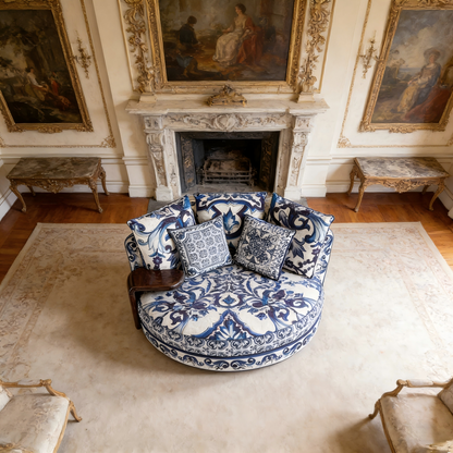 Italian Gabba Artistic Stylish Round Sofa