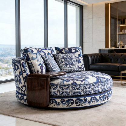 Italian Gabba Artistic Stylish Round Sofa